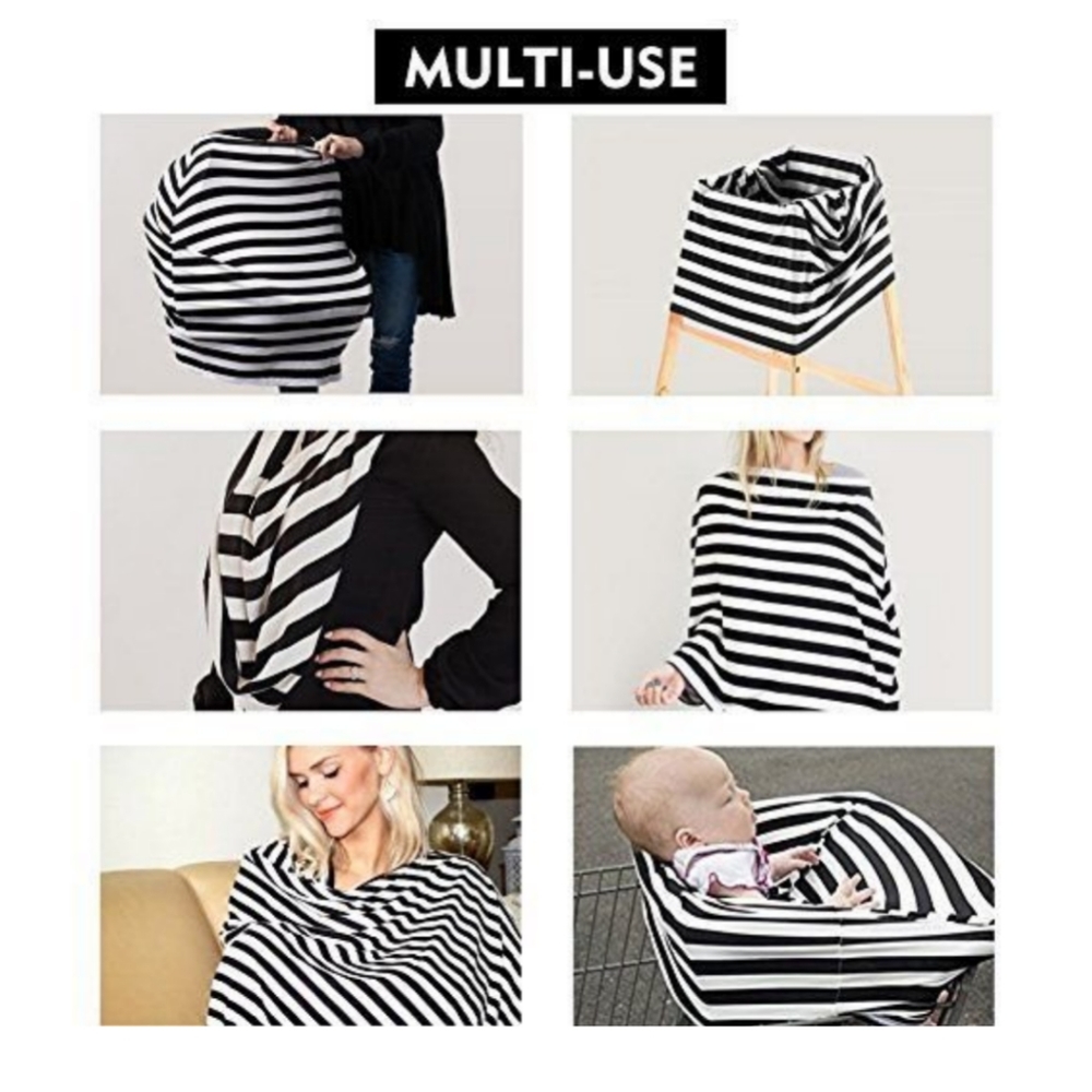 Carseat/shopping cart/nursing cover or infinity scarf DUE TO COVID,BASICALLY NEW